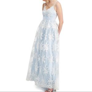 Lace prom dress